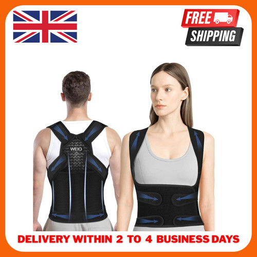 Back brace posture corrector - back,