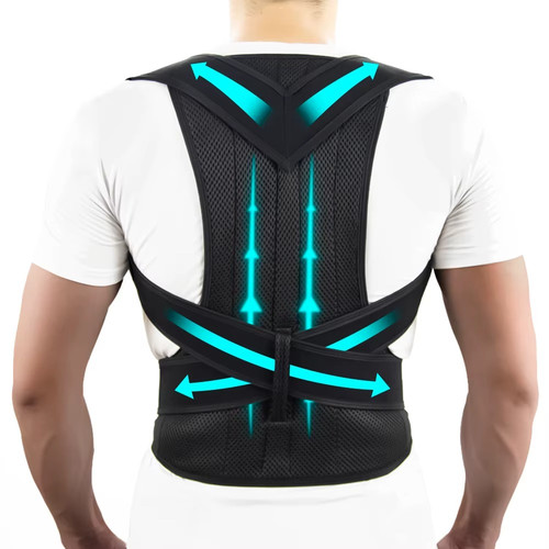 Back brace posture corrector - back,